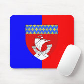 Paris mit Schild, Frankreich Mousepad (Mit Mouse)