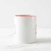Paris mit Scrolls pink Zweifarbige Tasse (Mittel)