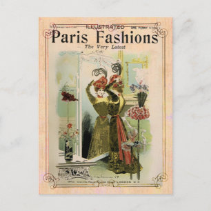 Paris Mode 2- Postkarte / Einladung / RSVP