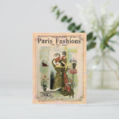 Paris Mode 2 - Postkarte / Einladung / UAWG (Stehend Vorderseite)