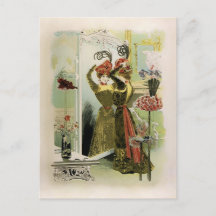 Paris Mode - Postkarte / Einladung / RSVP