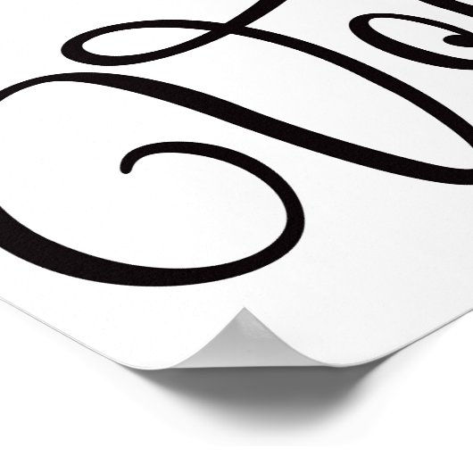 Paris-Mode: Vintages Glamour-Muster. Poster (Ecke)