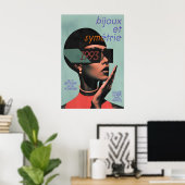 Paris Modeausstellung Kunstprint Bijoux et Poster (Heimbüro)