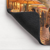 Paris Montmartre Abendmarkt-Mauspad Mousepad (Ecke)