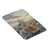 Paris Montmartre Postcard Magnet (Rechte Seite)