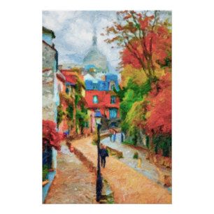 Paris, Montmartre Poster