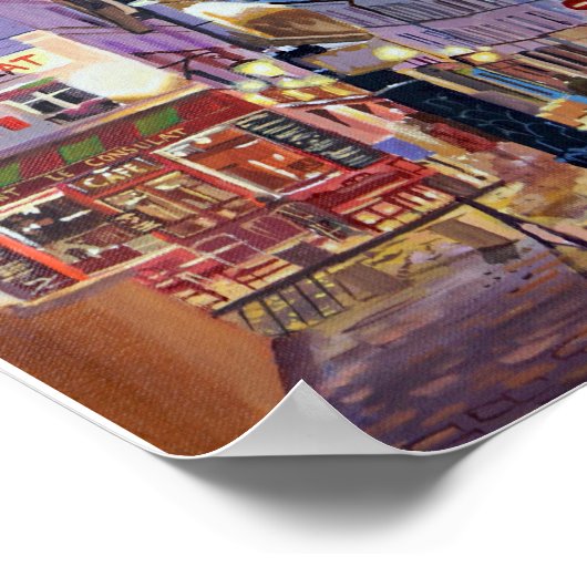 Paris Montmartre Poster (Ecke)