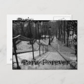 Paris - Montmartre Postkarte (Vorne/Hinten)