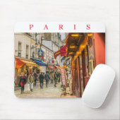 Paris Montmartre Straßenansicht Mousepad (Mit Mouse)