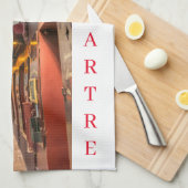 Paris Montmartre Street View Teetuch Geschirrtuch (Viertel Falte)