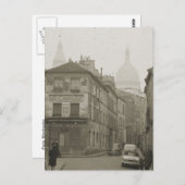 Paris, Montmatre Postkarte (Vorne/Hinten)