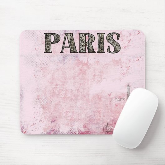 Paris Mouse Pad Mousepad (Mit Mouse)