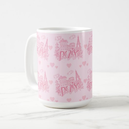 Paris Mug Kaffeetasse (Vorderseite Links)