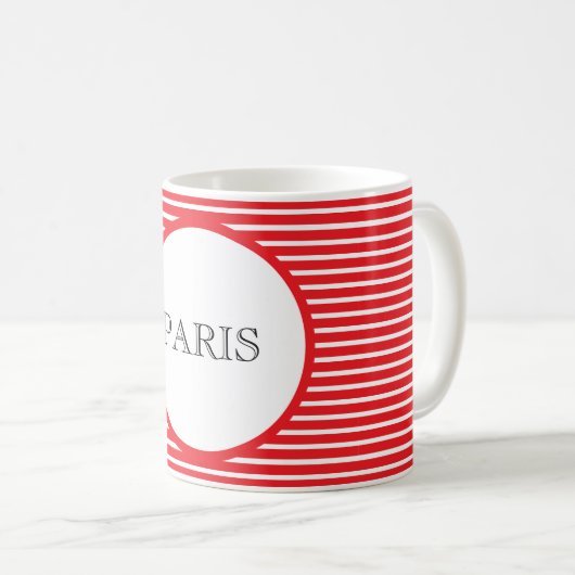 PARIS Mug Kaffeetasse (VorderseiteRechts)