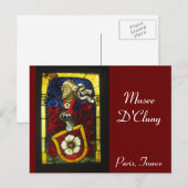Paris - Museo de Cluny Postkarte (Vorne/Hinten)