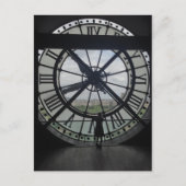 Paris Museum D'Orsay Clock Postkarte (Vorderseite)