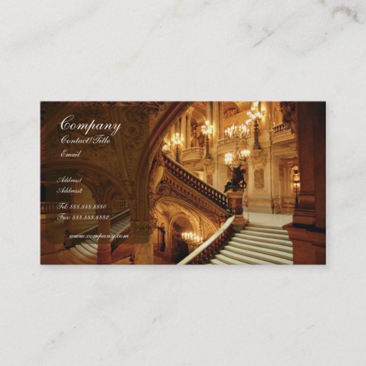 Paris-Museumskarte Visitenkarte (Vorderseite)