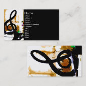 Paris - Musik Visitenkarte (Vorne/Hinten)