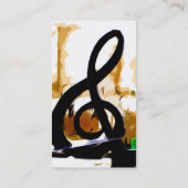 Paris - Musik Visitenkarte (Rückseite)