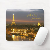 Paris nach Nacht Mousepad (Mit Mouse)