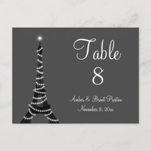 Paris: Nachtliche Tischnummer