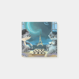 Paris: Nachtnotizen 3" x 3" Post-it Klebezettel