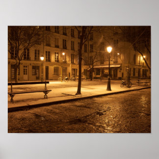 Paris: Nachtposter Poster