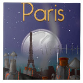 Paris nachts fliese (Vorderseite)