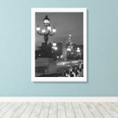 Paris nachts leinwanddruck (Insitu (Holzboden))