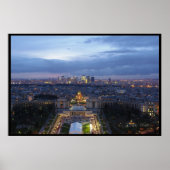 Paris nachts poster (Vorne)