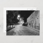 Paris nachts postkarte (Vorne/Hinten)