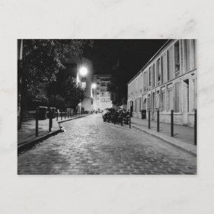 Paris nachts postkarte