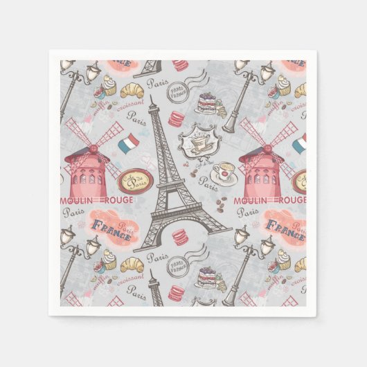 Paris Napkins Serviette (Vorderseite)