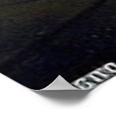 Paris Nass Abend Lampen Impressionismus Poster (Ecke)