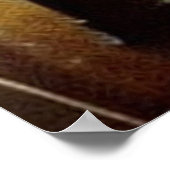 Paris nasser Abend Eiffel To Wer Impressionismus Poster (Ecke)