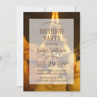 Paris Night Cat Selfie Squad Einladung