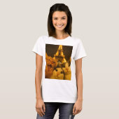 Paris Night Cat Selfie Squad Lover T-Shirt (Vorne ganz)