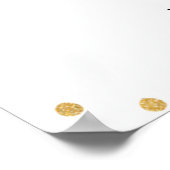 Paris Night Eiffel Bistro Pink Green Party Willkom Poster (Ecke)