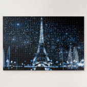 Paris Night Eiffel Tower Puzzle (Horizontal)