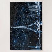 Paris Night Eiffel Tower Puzzle (Vertikal)