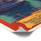 Paris Nord à Londres Vintage Poster 1900 (Ecke)