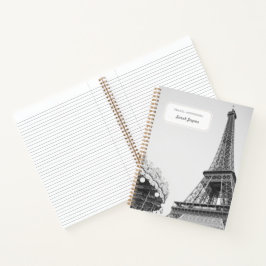 Paris Notebook Geschenk Personalisiert Paris Journ Notizblock