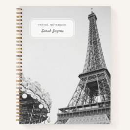 Paris Notebook Geschenk Personalisiert Paris Journ Notizblock