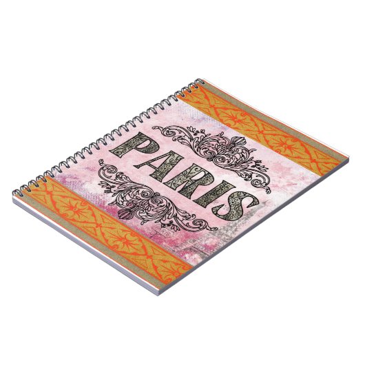 Paris Notebook Notizblock (Linke Seite)