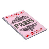 Paris Notebook Notizblock (Rechte Seite)
