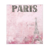 Paris Notepad Notizblock (Vorderseite)