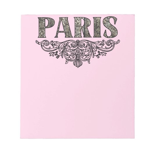 Paris Notepad Notizblock (Vorderseite)