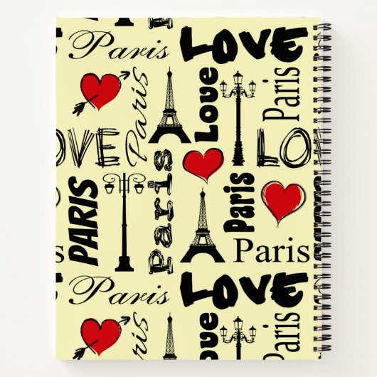 Paris Notizblock (Rückseite)