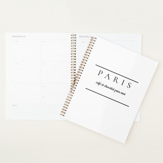 Paris Notizbuch Planer (Anzeige)