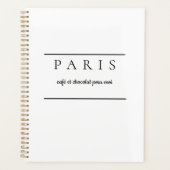 Paris Notizbuch Planer (Vorderseite)